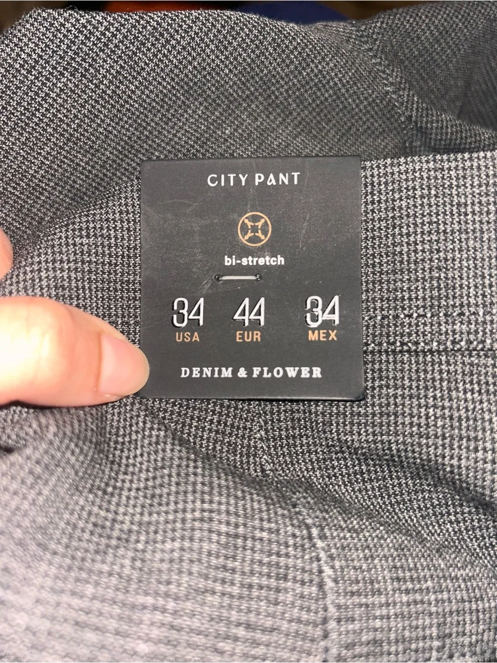 Denim & Flower Charcoal Gray Dress Pants